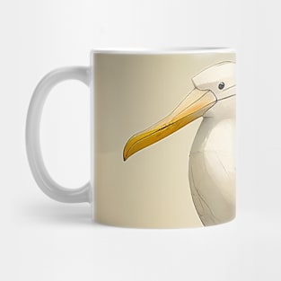 Albatross Illustration for Bird Lovers Mug